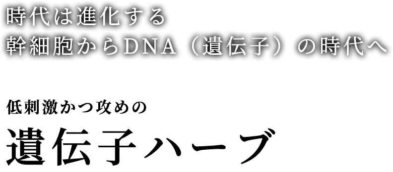 従来のハーブ理論を覆す、潤いハーブ